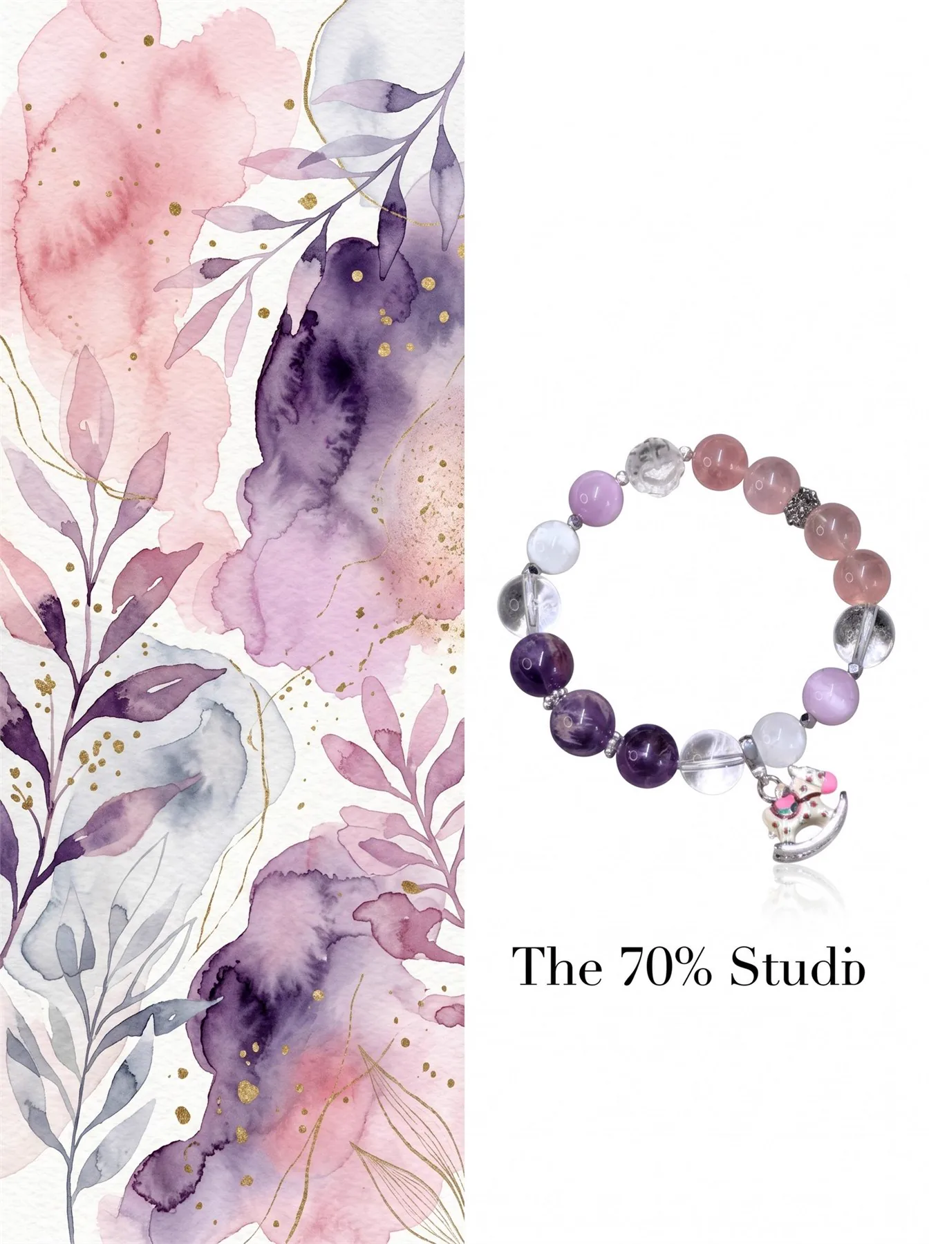 Fortunate Union crystal bracelet.