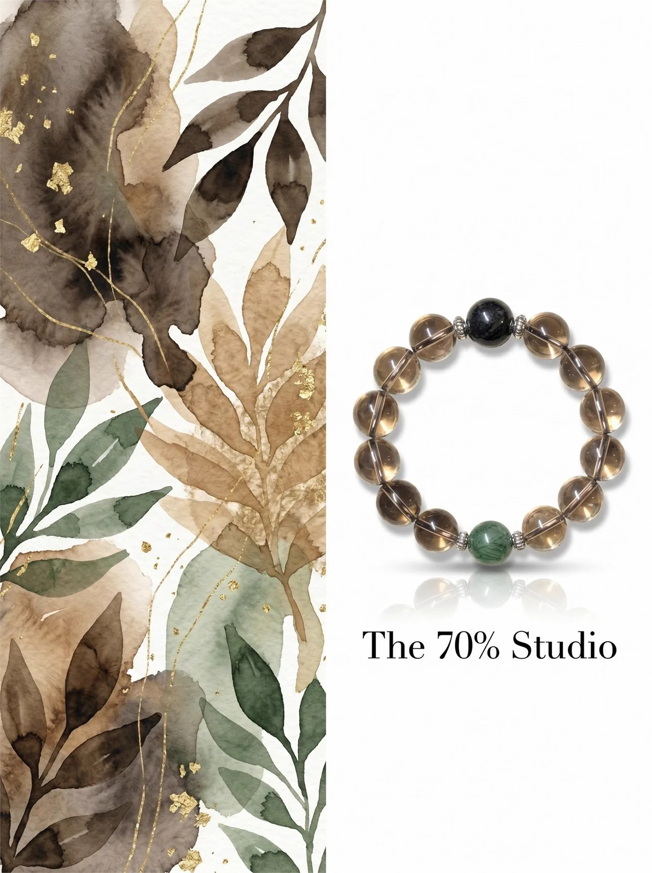 Guarded Calm crystal bracelet.