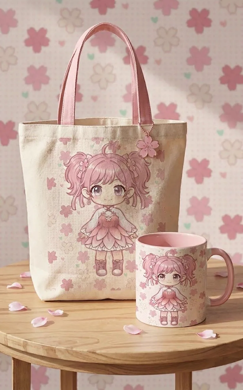 Pink Twintail IP merchandise cover image.